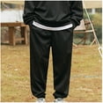 thumbnail image 5 of LSLJS Men's Sport Pants Solid Elastic Waist Trousers Tracksuit Pants with Pockets, 5 of 5