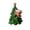 B, variant on Highland Cow Christmas Figurine Festive Tabletop Decor