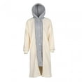 thumbnail image 3 of Abrigos de invierno para mujer, chaquetas de piel sintética, ropa de calle, moda holgada, chaqueta larga con capucha, prendas de vestir cálidas para , beige L Fernando Abrigos de invierno para mujer, 3 of 8
