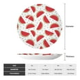 thumbnail image 2 of Daiia Watermelon Printed Pattern Ceramic Plate Dinner Plates Bone China Decorative Plates with Display Stand Art Ceramic Ornaments for Wall Hanging Decoration-6in, 2 of 6