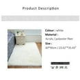 thumbnail image 6 of Everso Shaggy Faux Fur Sheepskin Rug Soft Fluffy Area Rugs Small Sofa Mat Cover Floor Carpet Pad, 6 of 17