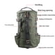thumbnail image 5 of Toystoory Bolsa de pesca multifuncional Bolsa de carrete de montañismo Bolsas de aparejos de pescado de gran capacidad Viajes al aire libre Mochilas de mochilero Verde Toystoory OD032282-02B, 5 of 6