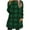 Green, variant on Women's Fluffy Oversized Sweatshirts Fuzzy Fleece Long Sleeve Crewneck Plaid Pullover Sweater Tops Plush Tunic Sweatshirts(Blue,Medium)