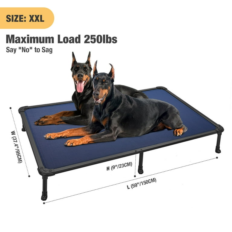 Veehoo Chew Proof Dog Bed Cooling Raised Pet Cot Rustless