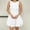 White, variant on Blmnix Plain Dresses for Women A-Line Party Mini Crew Neck Sleeveless Athleisure Dresses