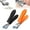 Black+orange, variant on NCQ Wide Jaw Opening Anti-Splash Slanted Nail Clipper, Fingernail and Toenail Clippers Clippers for Ingrown Nails, Curved Toenail Clippers for Thick Nails, Household Slanted Nail Clippers (Black)