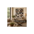 thumbnail image 2 of DecMode Multi Colored Metal Overlapping Round Cutouts Geometric Wall Decor (2 Count), 2 of 7