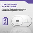 thumbnail image 6 of Kidde COB/20SD10 10-Yr Battery-Powered Photoelectric Smoke Alarm & AA Battery-Powered Electrochemical CO Alarm, 6 of 14