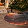 thumbnail image 5 of Rateoe Fire Sky Dragon Pattern Christmas Tree Skirt with Ties , Christmas Tree Decorations, Farmhouse Christmas Decor Xmas Holiday Decorations-30", 5 of 6