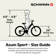 Schwinn Axum Sport Youth Unisex 24-in. Mountain Bike, Pink