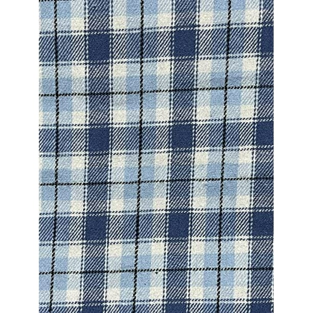 FabricLA 100 Cotton Flannel Fabric 58/60" Inches (150 CM) Extra Wide