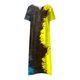 thumbnail image 3 of ICHUANYI Clearance Women's Summer Casual V-Neck Buttons Short Sleeve With Pocket Printed Dresses(Yellow, L) ICHUANYI WER2023080816525, 3 of 4
