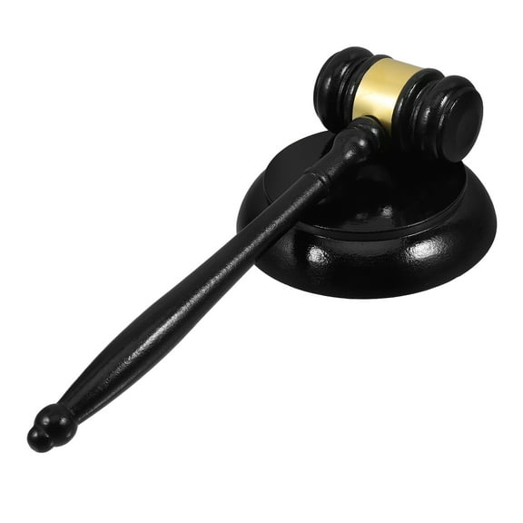 ROSENICE 1 Set Wooden Judge Gavel Judge's Gavel Court Hammer Reusable Judge Gavel Auction Gavel