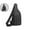 Black-L, variant on Men's Waterproof Crossbody Chest Bag Small Sling Bag Crossbody for Men Women One Strap Shoulder Cross Body Bag Sling Backpack for Travel