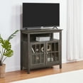 thumbnail image 2 of Convenience Concepts Big Sur Highboy TV Stand with Storage Cabinets for TVs up to 40 Inches, Weathered Gray, 2 of 6