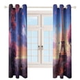 thumbnail image 3 of Eiffel Tower Modern Window for Living Room Curtains for Child Bedroom Kitchen Decor Blinds Drapes, 3 of 7