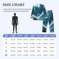 thumbnail image 4 of Sikiie Ice Blue Ocean Cute Dolphin A Mens Pajama Set, Soft Warm Long Sleeve Sleepwear, Cozy Button-Down Pjs for Men-, 4 of 7