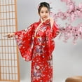 thumbnail image 3 of Kids Pajamas Girls Traditional Dress Kimono Robe for Yukata Anime Casual Loose Trendy Pajama Set Size 4-5 Y, 3 of 3