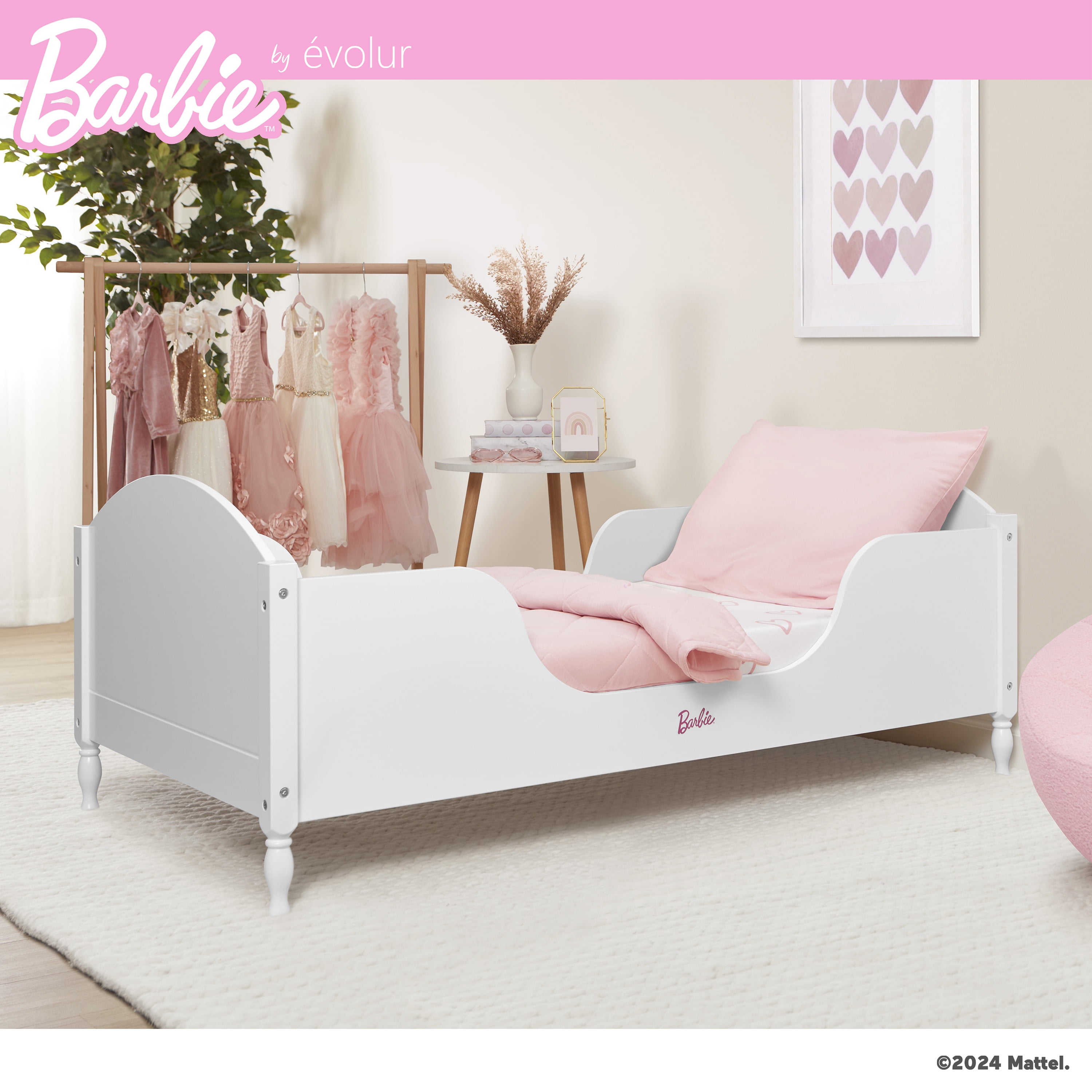 Barbie Dreamscape Toddler Bed In White Walmart