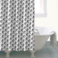 thumbnail image 4 of Black Bigfoot Pattern Shower Curtain 72"x84" ,Bathroom Decorative Shower Curtains Set with 12 Hooks,Modern Waterproof Washable Shower Curtain, 4 of 6