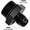 thumbnail image 2 of GFDYREE Adaptateur de Raccord Torique Mâle 6AN à AN10 ORB 2 Pcs, 2 of 5