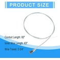 thumbnail image 2 of YISITIAN Rotary Universal Push Pull 237 Choke Cable 63 Inner 60 Conduit (2-3/4 Travel) CJ919-70517, 2 of 7