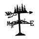thumbnail image 3 of Ornamento de escritorio de hierro compacto pequeño de weatherervane para jardín al aire libre de granja Estilo E, 3 of 8