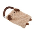 thumbnail image 1 of Soporte para Pañuelos de Coche Unique Bargains Organizador de Caja de Pañuelos de Coche Peluche Fluffy Puppy 9.84"x7.09"x1.97" Caqui 1 Pc, 1 of 6