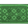 thumbnail image 1 of Ahgly Company Indoor Rectangle Oriental Emerald Green Traditional Area Rugs, 5' x 8', 1 of 4