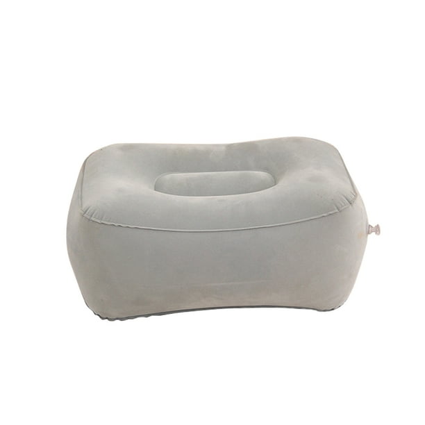 Foot Rest Pillow Inflatable Cushion High Pillow Foot Pad Flocking PVC Foot Pad Under Desk for