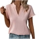 thumbnail image 2 of mfyjkho Tops Para Mujer, Camisa Holgada De Manga Corta Con Cuello En V Para Mujer Tops De Gimnasio Para Mujer M, 2 of 5