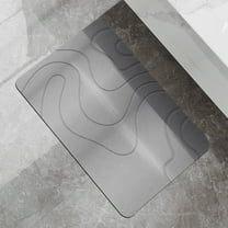 Wdhugt Stone Bath Mat Diatomaceous Earth Bath Mat Super Absorbent Non-Slip Diatomite Stone Bath Mats for Bathroom Easy to Clean for Kitchen Bathroom