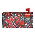 thumbnail image 3 of Fotbe Fire Sign Mailbox Covers Post Letter Box Cover Garden Decor Standard Size-25.5x21 in, 3 of 9