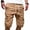 Khaki, variant on Azrian Men's Shorts Sport Pure Color Bandage Casual Loose Sweatpants Drawstring Short Pants