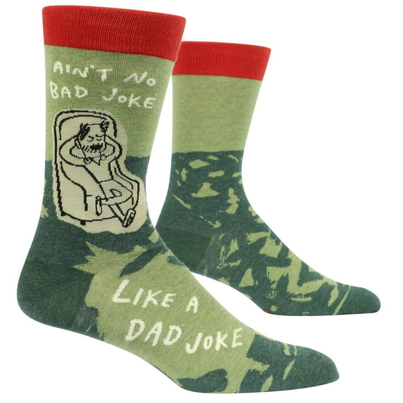 Ain't No Bad Joke Like a Dad Joke Humorous Men's Crew Socks