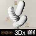 thumbnail image 6 of TENGA 3Dx Zen, Fine Ribbed Reusable Male Masturbator Sleeve, Textured Interior, Washable Adult Pleasure Device, Made in Japan, 6 of 6