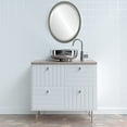 thumbnail image 2 of Toronto Framed Mirror - Silver Leaf with Black Antique, 2 of 6