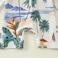 thumbnail image 6 of Gunia Baby Swimsuit Boy Rash Guard Zipper 1 Piece Swimwear With Sun Hat Bathing Suits For Beach Pool 0-5 Years, 6 of 7