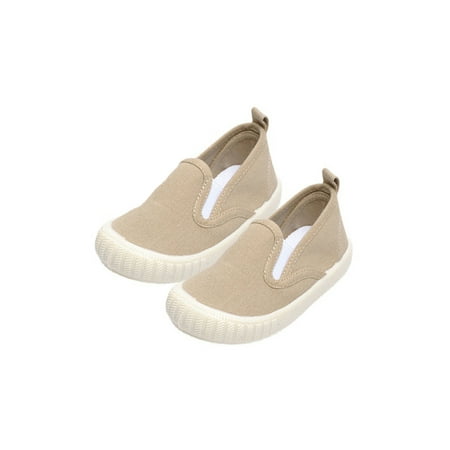 

Tenmix Boys Breathable Sneakers School Comfortable Low Top Casual Shoe Walking Non-Slip Loafers Khaki 10C