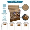 thumbnail image 6 of Easter Bunny Table Runner 60 Inches, Brown Eggs Flowers Rabbits Vintage Dots Plaid Bed Runner Dresser Scarves Tabletop for Indoor Outdoor Parties/Ceremony/Banquet, 13" x 60", 6 of 8