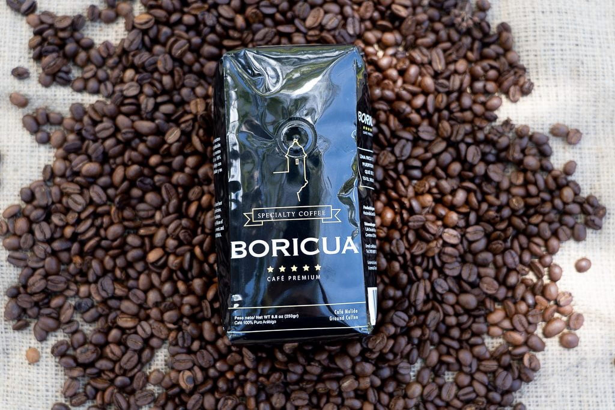 Café Boricua, Ground Coffee, 14 oz, Coffee Flavor, Medium Roast