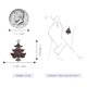 thumbnail image 2 of Festival de Navidad Broche de cristal de color de árbol de Navidad Pave Broche para mujeres niñas (61177096), 2 of 5