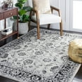 thumbnail image 2 of SAFAVIEH Tulum Chao Traditional Area Rug, 9' x 12', Ivory/Black, 2 of 8