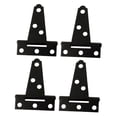 thumbnail image 3 of FUTUREORYY 4PCS Kitchen Cabinet Hinges Zinc Coating Black for General Users in Home Office Use, 3 of 7