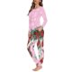 thumbnail image 3 of Conjunto de pijama de manga larga para mujer, ropa de dormir con diseño navideño, para Primavera e invierno, envío directo, 3 of 4