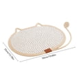 thumbnail image 3 of Roiihwy Cat Scratcher Mat, Cat Scratch Pad, Horizontal Cat Scratching Pad Rug for Indoor Cats, Protect Couch & Carpets, 3 of 6
