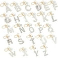 thumbnail image 4 of Cute Bling Initial Letter Keychain - Cute Resin Pendant with Heart Design, Personalized Alloy Key Gift for Car, 4 of 8