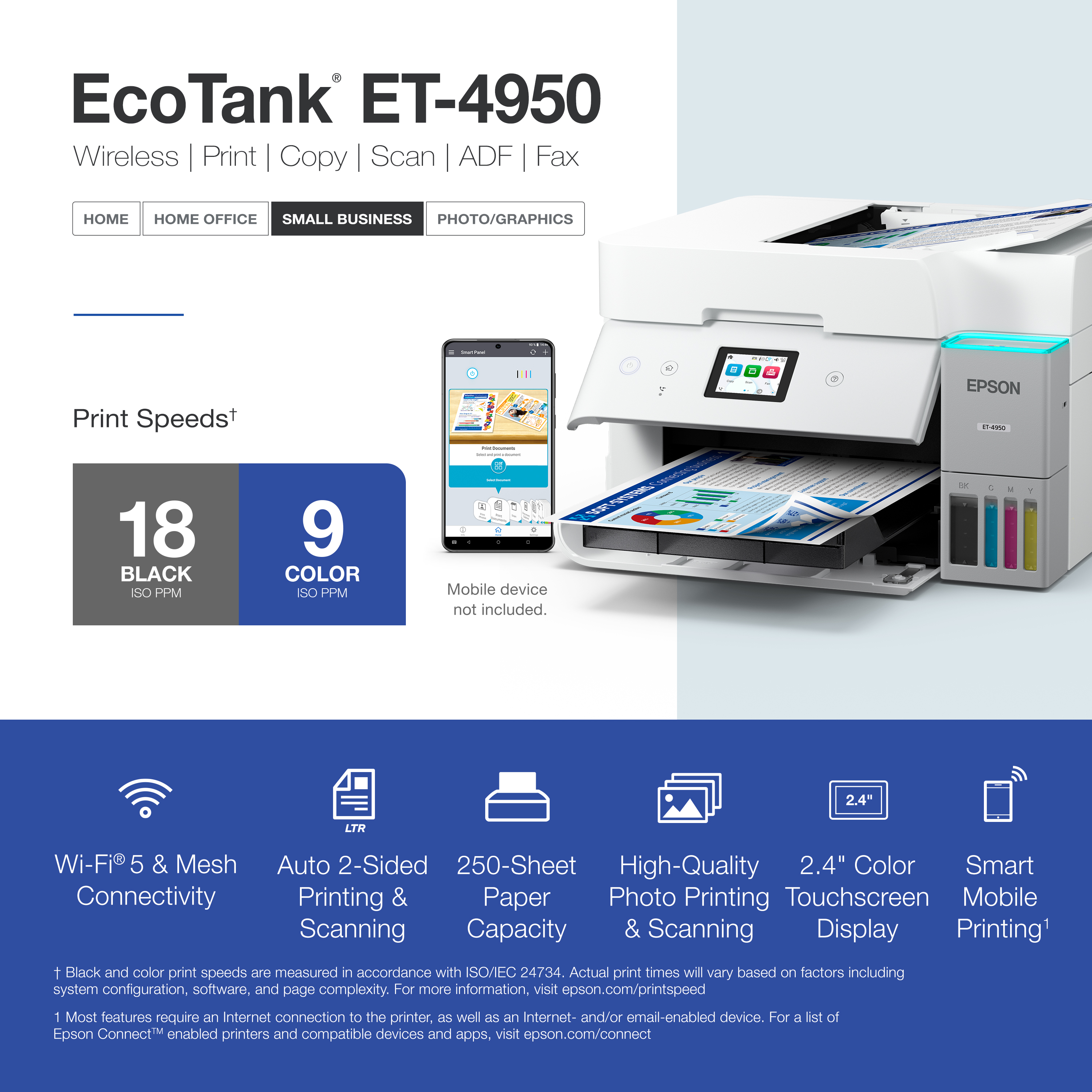 Epson EcoTank ET-4950 Wireless All-in-One Printer photo 4