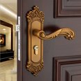 thumbnail image 2 of Cerradura de puerta de manija de la palanca perfecl de embutir de seguridad elegante Vintage, 2 of 8