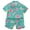 Green, variant on Toddler Boy Outfits Set Shorts Set Recreation Going Out Loose Cartoon Lapel Faddish Clothes Sets Clothing Suits